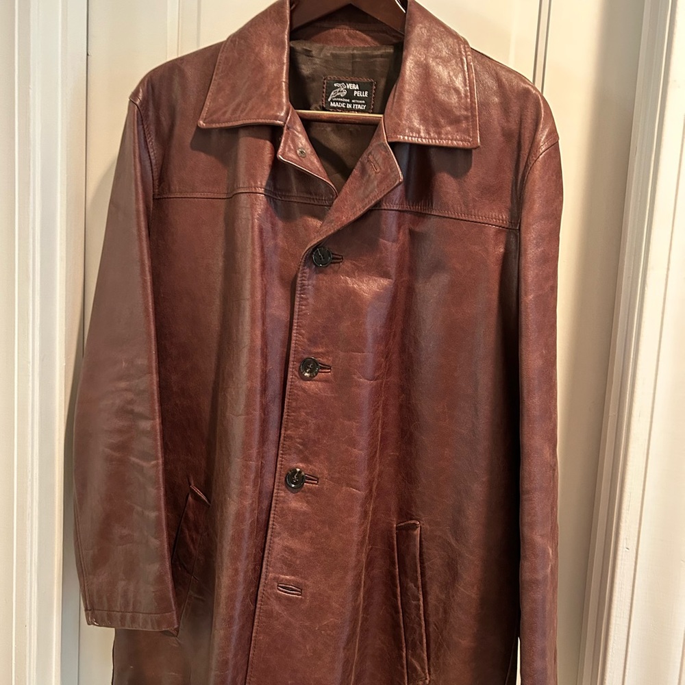 Men’s Leather Coat